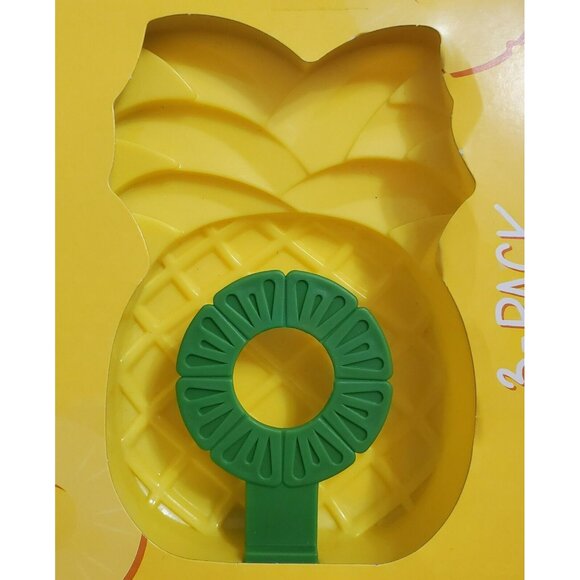 New Ice Pop Mold Pineapple Popsicle Maker Freeze Juice Ice Cream Yogurt Frozen - Picture 4 of 5